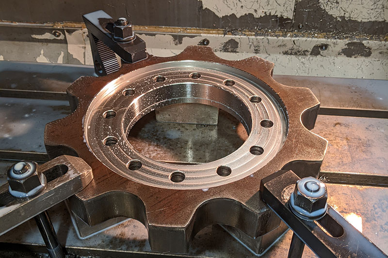 Acumen custom machining a part