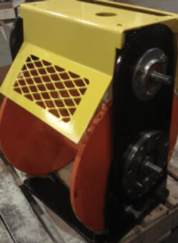 Acumen Mining yellow and orange cage