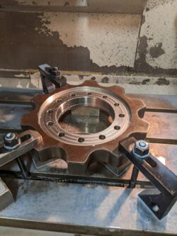 Acumen custom machining a part